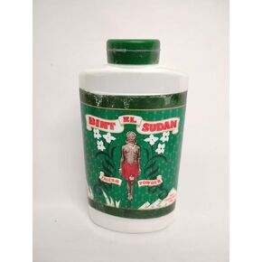 250g Bint El Sudan Talcum Powder, Traditional Green Container