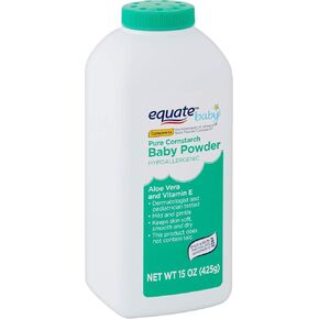 Pure Cornstarch Baby Powder Aloe and Vitamin E (Pack of 1-15oz)