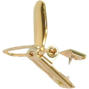 Holdup Suspender Company Gold finish No-Slip replacement USA patented clips