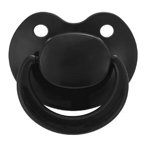 Adult Sized Pacifier Bigshield : Replacement Silicone Paci Big Teat for Anxiety Release - Orthodontic Biny Taken Apart and Re-Assembled White