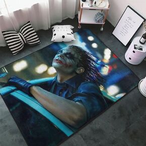 Joker Area Rug Super Soft Floor Mat for Bedroom Living Room, Fluffy Carpet for for Room Kids Room Baby Room Dorm Nursery, Big Rug Anti-Slip Home Floor Carpet