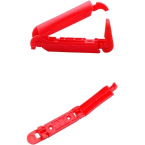 2PCS Red seat belt clip fixing anti slip suitable for safety seats, safety reinforcement