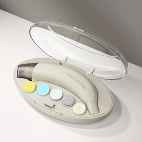 Baby Nail Trimmer with LED Light, Electric, Battery Operated, White