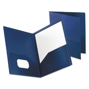 Polypropylene Twin Pocket Portfolio, 8-3/4 quot;x11-1/4 quot;, DBE