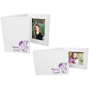 Cardboard Easter Bunny Event 4x6 Horizontal Photo Folders (25 Pack)