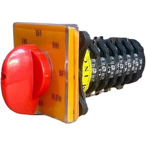 YMW28-20/6 Milling Machine Accessory 20A 6 Poles 8 Position Control Electronic Starter Speed Changeover Rotary Cam Switch T-16EXF64D-6