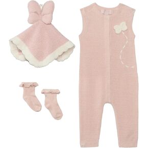 Barefoot Dreams Girls' CozyChic Ultra Lite Baby Butterfly Onesie Set (Infant)