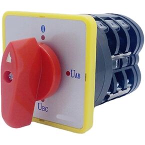 LW5-16YH3/3 Manual Transfer Rotary Cam Switch 4 Position Voltage Selector 16A Three Levels