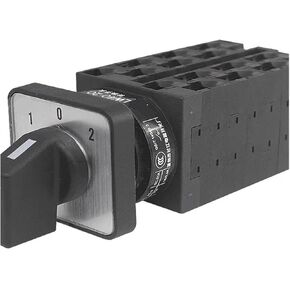 LW42A2-7591/LF301 Dual Power Circuit Switching Control 20A Three Position 7-Wire Knob Rotary Cam Switch