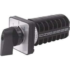 3 Position Rotary Switch LW8-10/7 Three Gear Seven Levels 7 Wire Dual Power Switching Electronic Starter Signal Control 10A