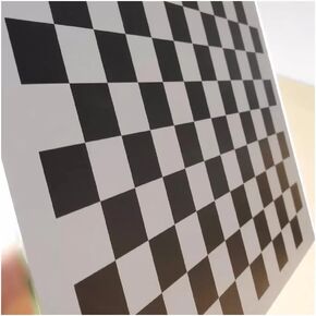 Microscope Kit 12 * 9 Float Glass Substrate Alumina Square Calibration Board Checkerboard Machine Vision Optical Correction Board 25 50 70 100mm Microscope Lens Adapters(25X25mm)