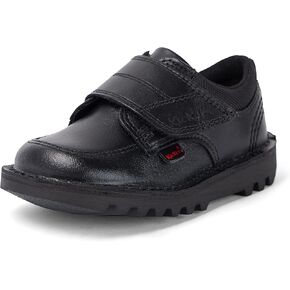 Kickers Kick Scuff Lo I Black Leather 10 US اطفال