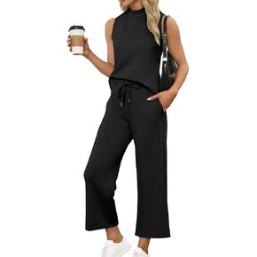 مجموعتين للنساء ملابس الصيف صالة مجموعات وهمية عن الرقبة أكمام أعلى الساقين الساقين العطلات ملابس السفر in Kuwait