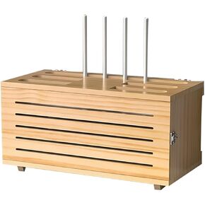 Wall-Mounted Wireless Network Organizer, Router Rack Bracket, Power Tap Protector, WiFi Storage Floating Shelf, Cable Manager Box
