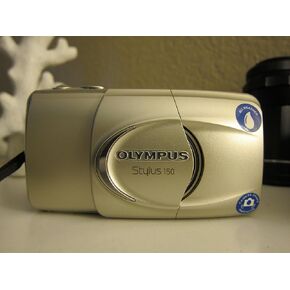 OM System OLYMPUS Stylus 150 QD Date 35mm Camera w/ 37.5-150mm Zoom
