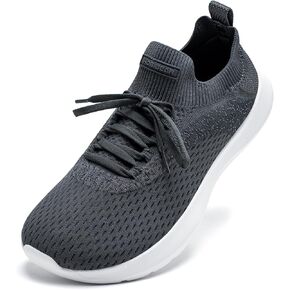 Hobibear Mens Wide Toe Box Running Shoes/Womens Lightweight Walking Sneakers للركض