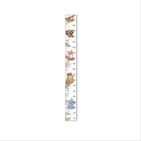 77 * 8.3-inch Height Measurement Chart for Children's Growth, Suitable for Both Boys and Girls, Hanging-Style Chart, Removable and Easy to Store (White) in Saudi Arabia
