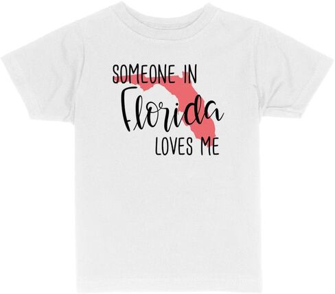 Someone in Florida Loves Me Toddler Kids T-Shirt in Saudi Arabia