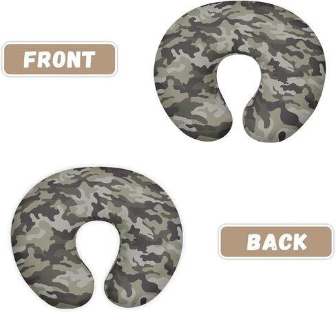 CAMO Pillow Pillow NELBORN NELBORN Original Prescroping Clipcover Case و COOTONER SONED HEAD Support Protector Cushion ضرورية مع رعاية سحاب مخفية سهلة in Kuwait