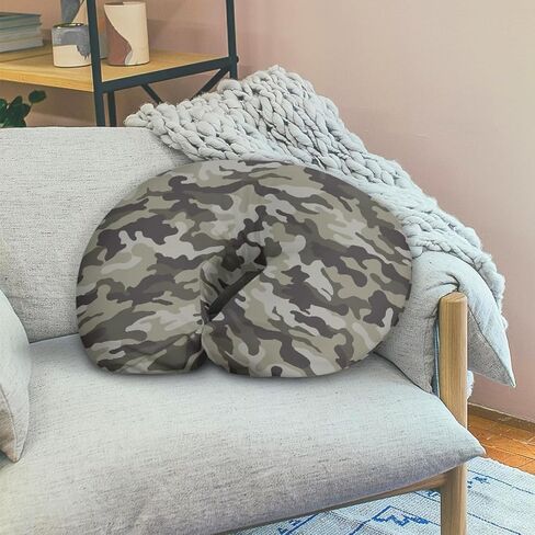CAMO Pillow Pillow NELBORN NELBORN Original Prescroping Clipcover Case و COOTONER SONED HEAD Support Protector Cushion ضرورية مع رعاية سحاب مخفية سهلة in Kuwait
