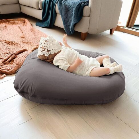 Baby Feeding Pillow Ergonomic Support Infant Feeding Pillow with Removable Cover,Soft Newborn Bed for Bottle Feeding,Burping (Green, 27.56inch*27.56inch) in Kuwait