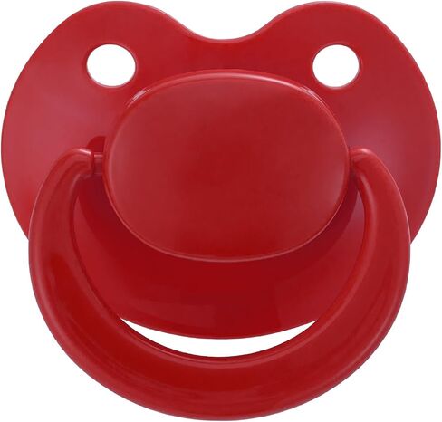 Pacifier Bigshield بحجم البالغين: استبدال سيليكون باسي الكبير لإطلاق القلق - تقويم الأسنان الذي تم تفكيكه ويعيد تجميعه الأبيض in Kuwait