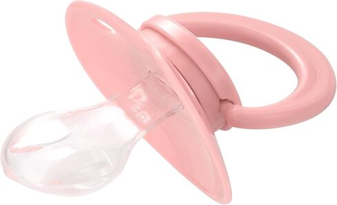 Pacifier Bigshield بحجم البالغين: استبدال سيليكون باسي الكبير لإطلاق القلق - تقويم الأسنان الذي تم تفكيكه ويعيد تجميعه الأبيض in Kuwait