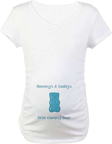 CafePress Mommys and Daddys Little Gummy Bear Maternity T Sh Women's Maternity Ruched Side T-Shirt in Saudi Arabia