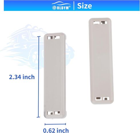 Rlydm Seat Safety Belt Buckle Limit Stop Clamp Clip 72118469012 for BMW 1 2 3 4 Series, Replace# 8469012, 72111862636, 72111845044, 72111845043, 72110391738, 133 25 13325, Beige in Saudi Arabia