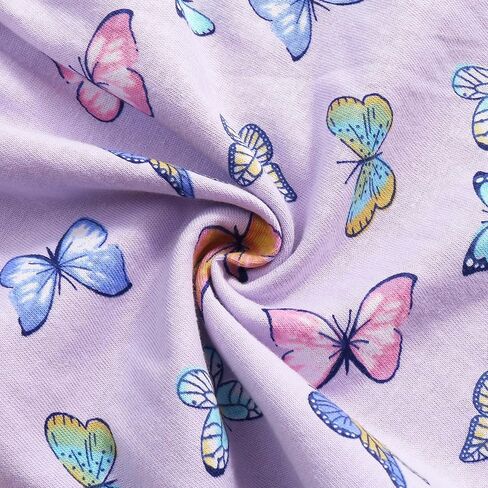 Toddler Dress for Baby Girl Flutter Sleeve Flower Summer Beach Dresses for Infant in Kuwait