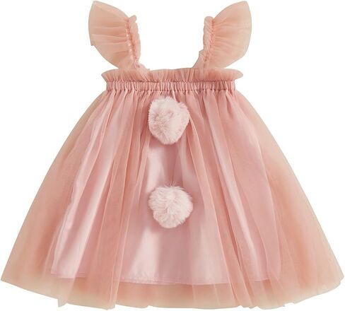 4th of July Toddler Baby Girl Outfit Sleeveless Red White Blue Stars Tulle Tutu Dresses Girls Fourth of July Dress in Saudi Arabia