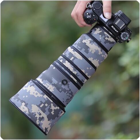 CHASING BIRDS Camouflage Waterproof Lens Coat for Nikon Z 400mm f/4.5 VR S Rainproof Lens Protective Cover (Pine Camouflage, with 1.4X and 2.0X TC) in Saudi Arabia