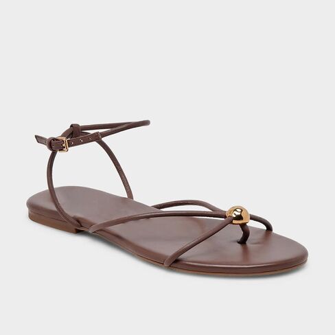 صندل مسطح لنساء للنساء مفتوحة مستديرة من شقق Slingback مع حزام الكاحل شاطئ الصيف شاطئ Thong Flip Flop Slides in Kuwait