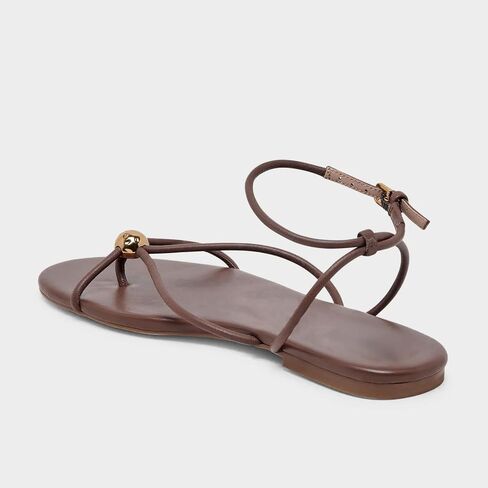 صندل مسطح لنساء للنساء مفتوحة مستديرة من شقق Slingback مع حزام الكاحل شاطئ الصيف شاطئ Thong Flip Flop Slides in Kuwait