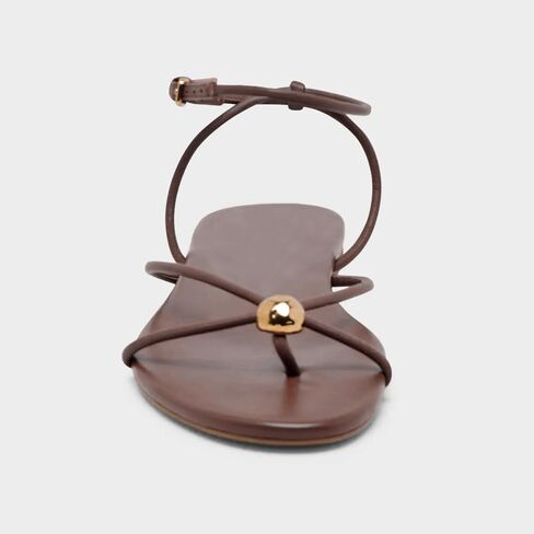 صندل مسطح لنساء للنساء مفتوحة مستديرة من شقق Slingback مع حزام الكاحل شاطئ الصيف شاطئ Thong Flip Flop Slides in Kuwait