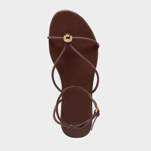 صندل مسطح لنساء للنساء مفتوحة مستديرة من شقق Slingback مع حزام الكاحل شاطئ الصيف شاطئ Thong Flip Flop Slides in Kuwait