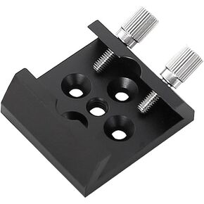 Telescope Finder Scope Base Base Adapter Base Flat Flat for Dovetail Slot 1/4 Thread Conversion Parts Black