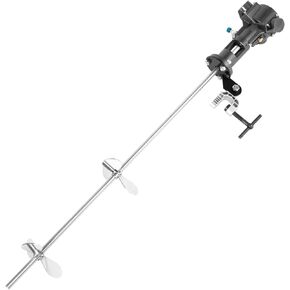 50 Gallon Pneumatic Mixer, Stainless Steel 1/2HP Power Air Spraying Paint Mixer, Handheld Air Agitator Tank Mixer, Speed 50-2000RPM, Painting Blender Air Agitator Stirrer For Mixing Dope