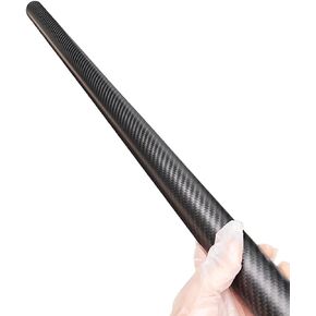 1pcs Length 1000mm Carbon Fiber Tube 3K Twill Matte Pipe High Composite Hardness Material, for frame arm Carbon vinyl wrap tube(35x32x1000mm 1pcs)
