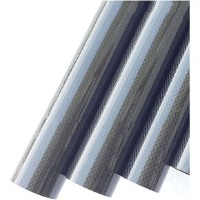 500mm Length Plain Glossy 3K Carbon Fiber Fabric Wound Tube, for DIY Drone Aviation Model Aircraft Carbons Vinyl Wrap(Size:26x24 x 500mmx 2 pcs)