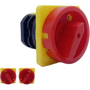 Padlock Rotary Cam Switch HZ5-20/4 L03GS Off-ON AC380V 20A Two Poles Machine Tool Electronic Starter Control