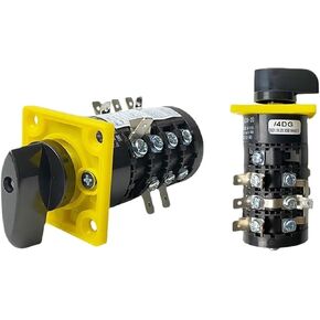 3 Position Rotary Switch HZ5B-20/4DG 4 Pole 20A Control Electronic Starter Gear Cam Switches Selector