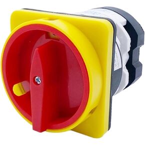 50A Cam Switch YMZ12-50/2GS Padlock Latching 690V 2 Poles Power Cut Off Control 2 Positions Rotary Changeover