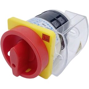 HZ12-25/04 Power Control 25A Two Position 2 Levels with Cover Emergency Stop Padlock Electronic Starter Isolator Rotary Cam Switch