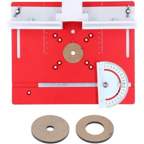 ALUMINUM ALLOY FLIP BOARD ROUTER TABLE INSERT PLATE FOR WOODWORKING VERSATILE FUNCTIONALITY (Blue)