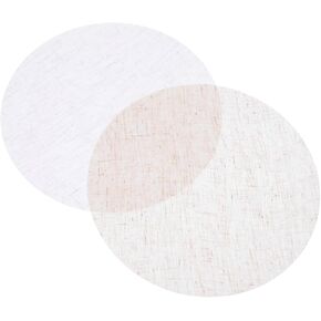 Cabilock 2pcs Ceiling Lamp Shade Diffuser Safe Fabric Light Diffuser Covers for Nursery Bedroom Dazzling LED Light Protection Heat Resistant Easy to Install