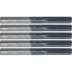 CME 5 pcs Solid Carbide Chucking Reamers, 3/8" Reamer Diameter, TiAlN Coated, Straight Flute
