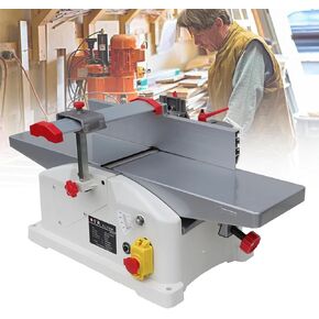 1280W Benchtop Planer, Electric Planer Thicknesser,Wood Cutting Machine,Cutting Depth 0-3mm for Dressing, Surfacing Wood