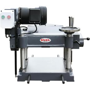 KAKA INDUSTRIAL WDP-4215B,15 inch Width, Woodworking Planer with Built in Mobile Base and Helical Cutterhead, 220V