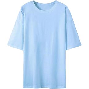 Womens Summer Cotton Tops Fashion Oversized Business Casual Dressy Loose Fit T Shirts Workout Clothes Trendy Outfits
